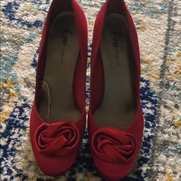 fioni night Shoes - Red hot heels